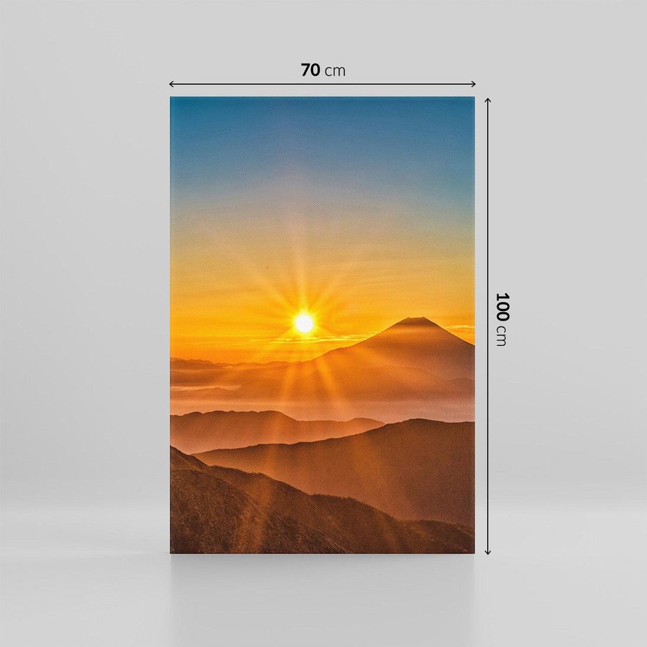 Obraz na płótnie 70x100 - Malownicze góry piękno krajobrazu - góry, krajobraz