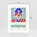 Plakat bez ramy 30x40 - Podróżne Impulsy - abstrakcja, kobieta
