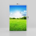 Obraz na płótnie 80x120 - Idylla na łące drzew - łąka, drzewa