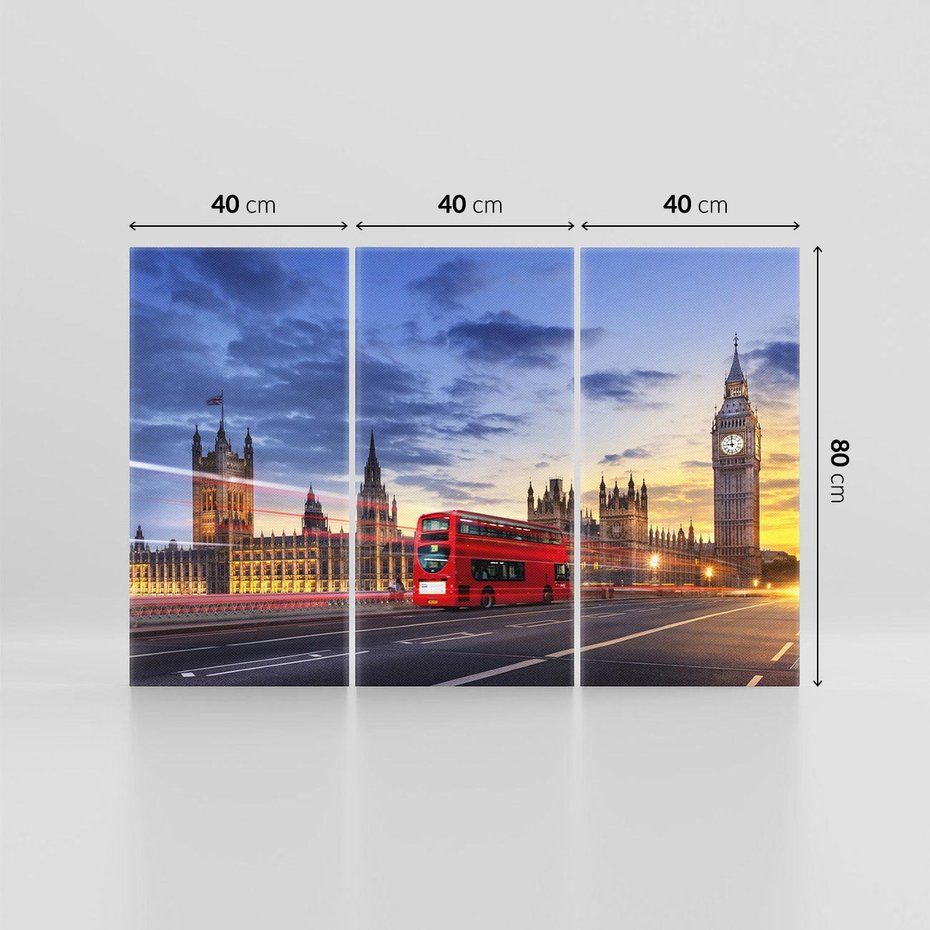 Obraz na płótnie 120x80 - Big Ben - ikona Londynu - Londyn, Big Ben
