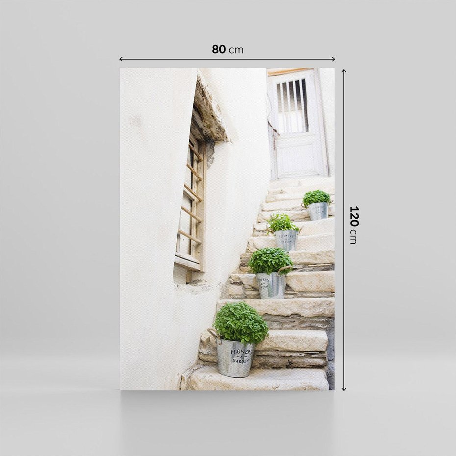 Obraz na płótnie 80x120 - Wznoszące się Marzenia - schody, perspektywa