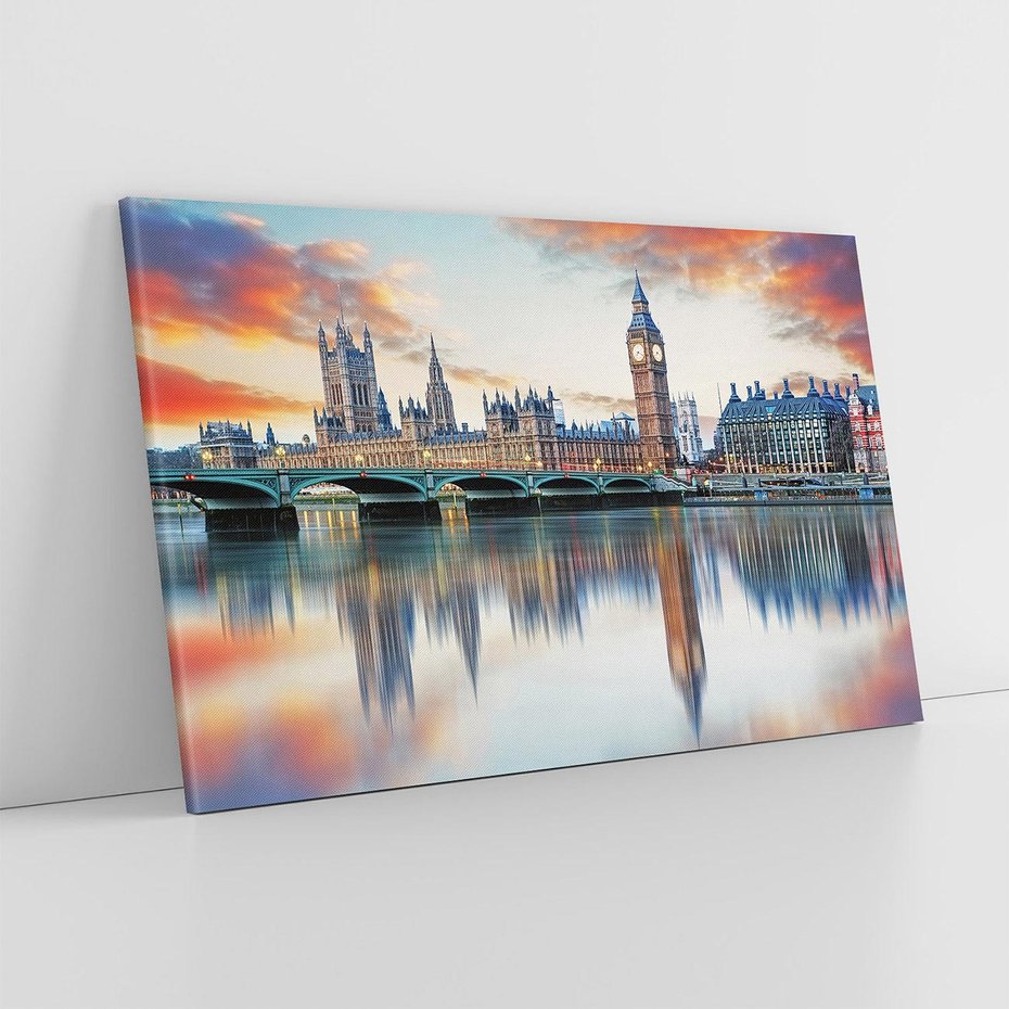 Obraz na płótnie 70x50 - ikona Big Benu - Londyn, Big Ben