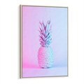 Obraz w ramie 70x100 - Ananas Abstrakcja - ananas, abstrakcja - rama drewno