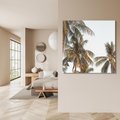Obraz na płótnie 70x70 - Palmy - tęsknota za Hawajami - palmy, Hawaje