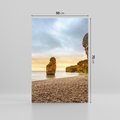 Obraz na płótnie 50x70 - Plaża Morza z Skałami - plaża, morze