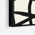 Obraz w ramie 50x50 - Impresje Wymiaru - linie, abstrakcja - rama czarna