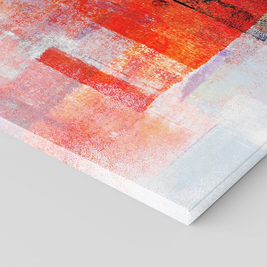 Obraz na płótnie 50x70 - Burza Emocji - wyrazista abstrakcyjna sztuka, dramatyzm