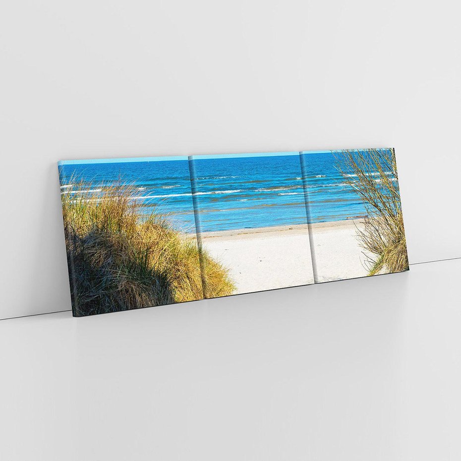 Obraz na płótnie 150x50 - Spokój nad brzegiem morza - plaża, morze