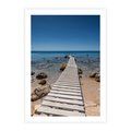 Plakat bez ramy 30x40 - Oaza spokoju - plaża, morze