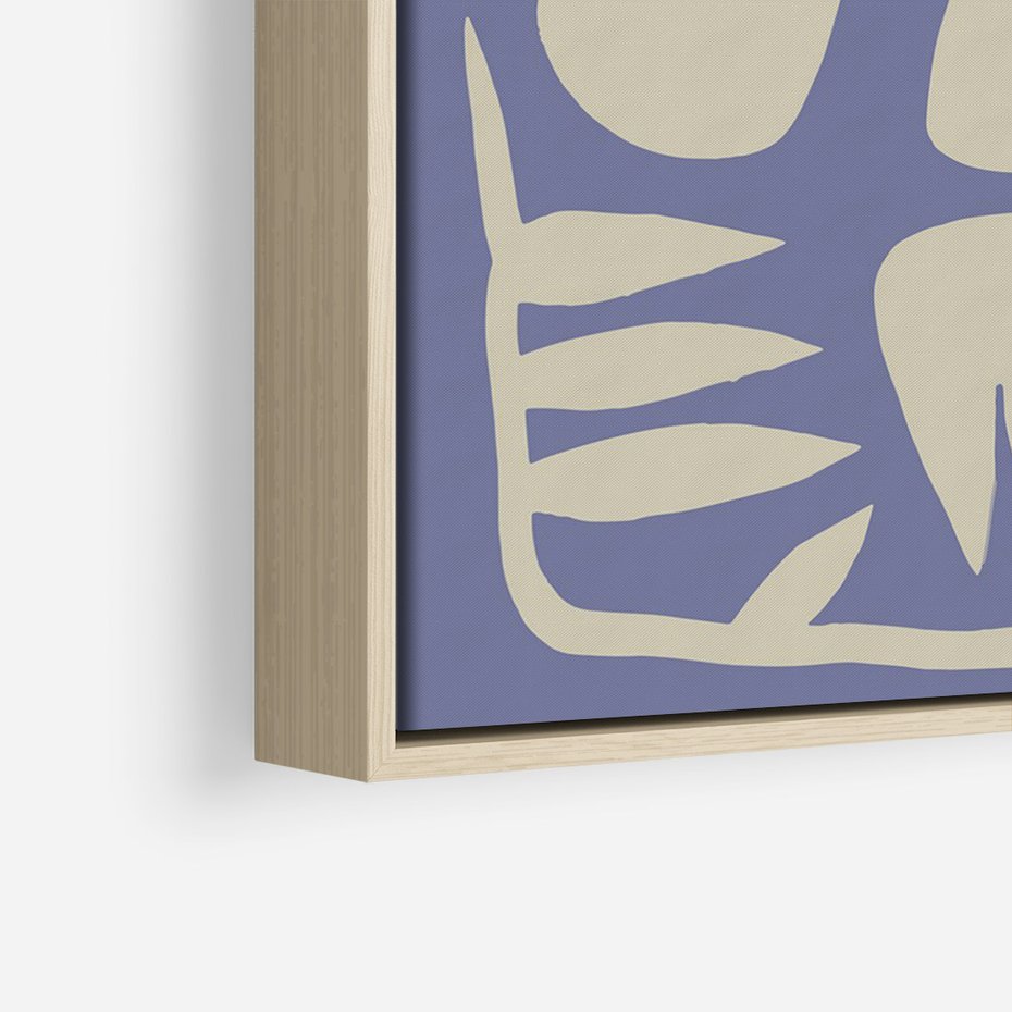 Obraz w ramie 50x70 - Widok Abstrakcyjny - skandynawski styl, plakat - rama drewno