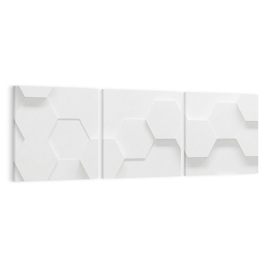 Obraz na płótnie 120x40 - Przestrzenne Zabawy - geometryczne, 3D