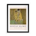 Plakat w ramie 50x70 - Sztuka Klimta - gustav klimt, pocałunek - rama czarna