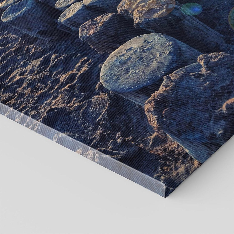 Obraz na płótnie 80x120 - Zachód Słońca nad Morzem - morze, zachód