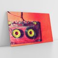 Obraz na płótnie 120x80 - Kaseta - Muzyka Retro - kaseta, muzyka