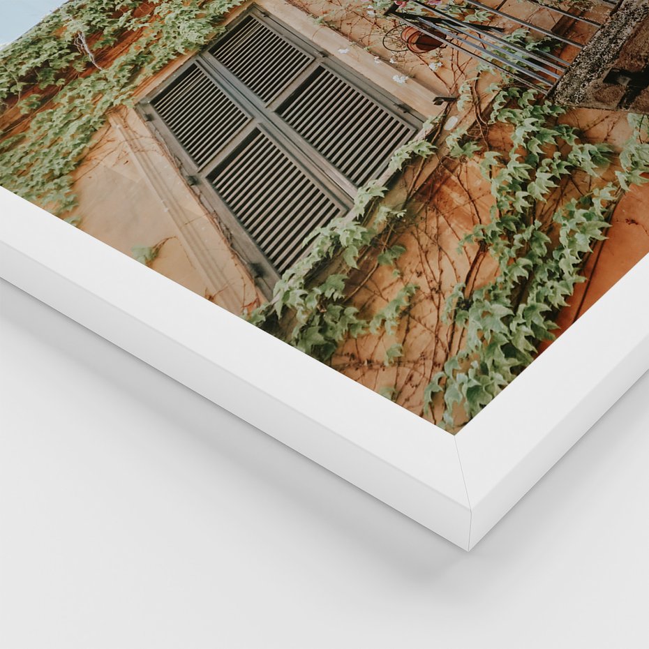 Zestaw obrazy w ramie 30x40 galeria - Podróż, Włochy, hotel, wakacje - rama biała