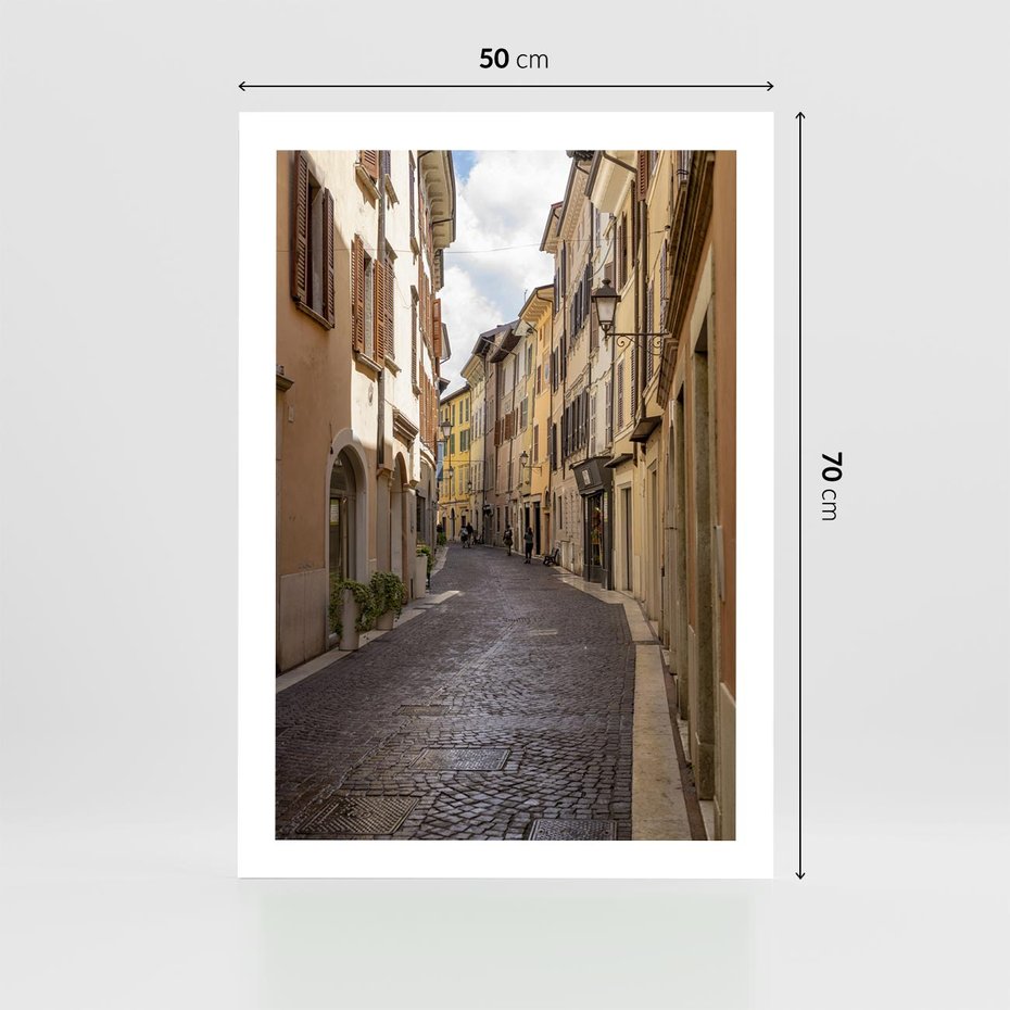 Plakat bez ramy 50x70 - Magiczne widoki - uliczka, perspektywa