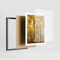 Plakat w ramie 40x50 - Jesienny Las - Kolorowa Paleta Natury - jesień, drzewa - rama czarna