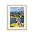 Plakat w ramie 30x40 - Most w metropolii - most, miato - rama drewno