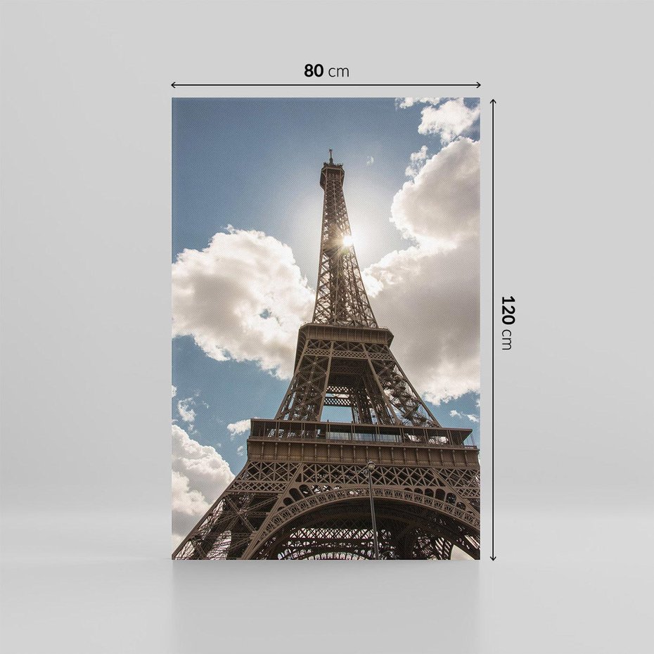 Obraz na płótnie 80x120 - Magia Wieży Eiffla - wieża, Eiffla