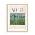 Plakat w ramie 50x70 - Claude Monet: Reprodukcja - Claude Monet, reprodukcja plakat - rama drewno