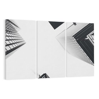 Obraz na płótnie 120x80 - Nowoczesna Dynamika - perspektywa, wieżowce