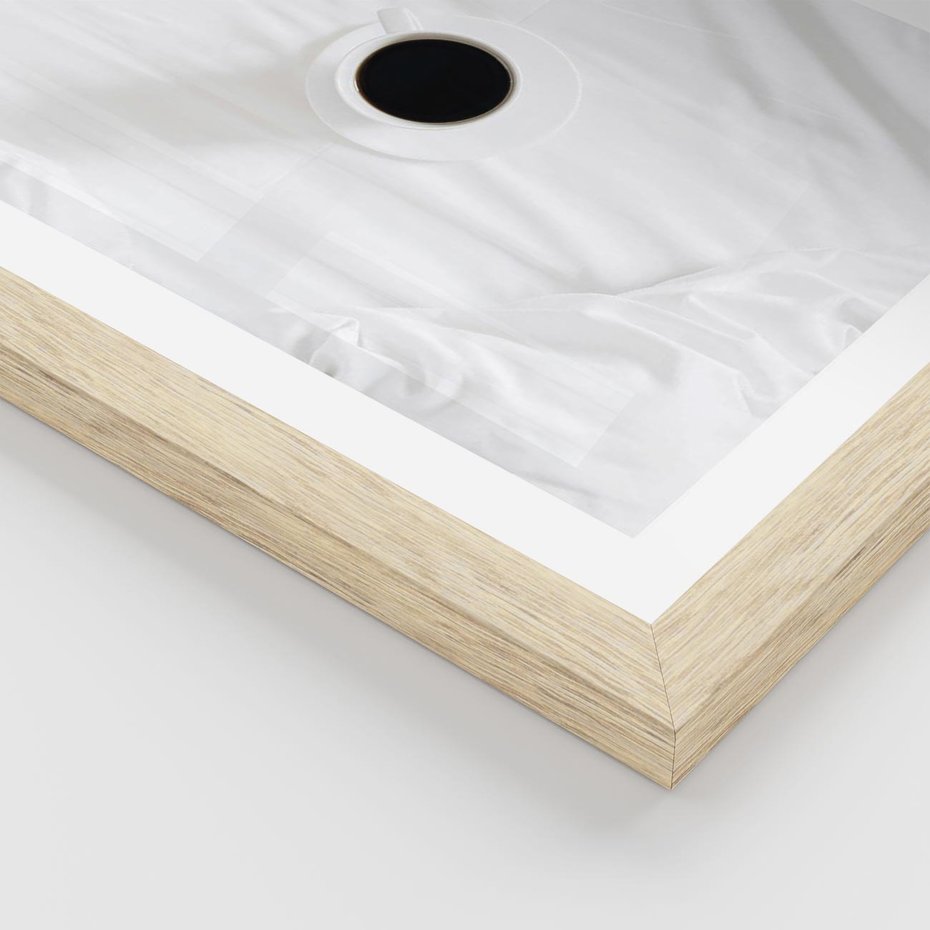 Plakat w ramie 30x40 - Prostota Rytuału - fotografia, minimalizm - rama drewno