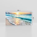 Obraz na płótnie 120x60 - Spokój morza: moment relaksu - plaża, morze