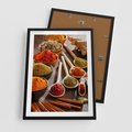 Plakat w ramie 50x70 - Smakowite Aromaty - przyprawy, kuchnia - rama czarna