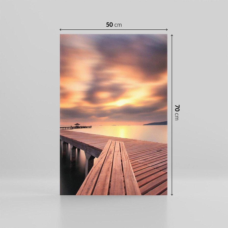 Obraz na płótnie 50x70 - Marina nad Oceanem - Tajlandia, marina