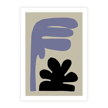 Plakat bez ramy 50x70 - Abstrakcyjne Interakcje Form - minimalizm, boho plakat