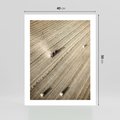 Plakat bez ramy 40x50 - Rolnicza Praca - pole, traktor