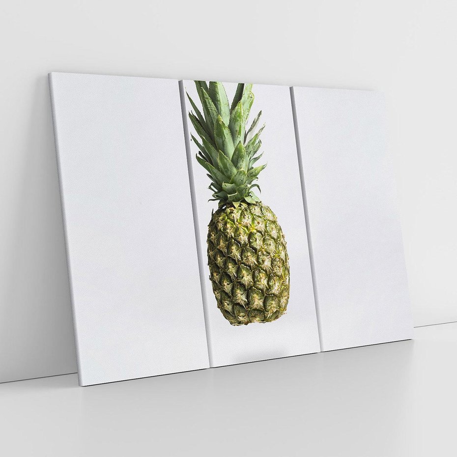 Obraz na płótnie 120x80 - Ananas Egzotyczne Odkrycie - ananas, owoc