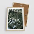 Plakat w ramie 50x70 - Wakacyjna Magia - palmy, tropiki - rama drewno