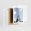 Plakat w ramie 40x50 - Paryż z wieżą Eiffla - Eiffla, Paryż - rama biała