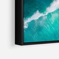 Obraz w ramie 50x50 - Siła i Spokój - morze, ocean - rama czarna