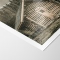 Plakat bez ramy 40x50 - Urok Drewnianej Chatki w Górach - chatka w górach, drewniany domek