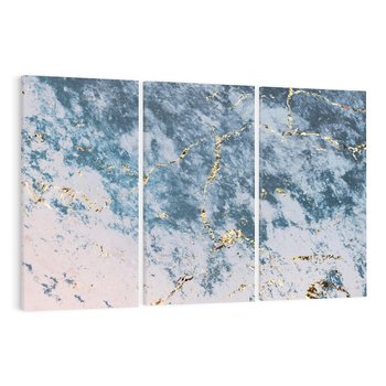 Obraz na płótnie 120x80 - Elegancja i Wyrafinowanie - marmur, złoto