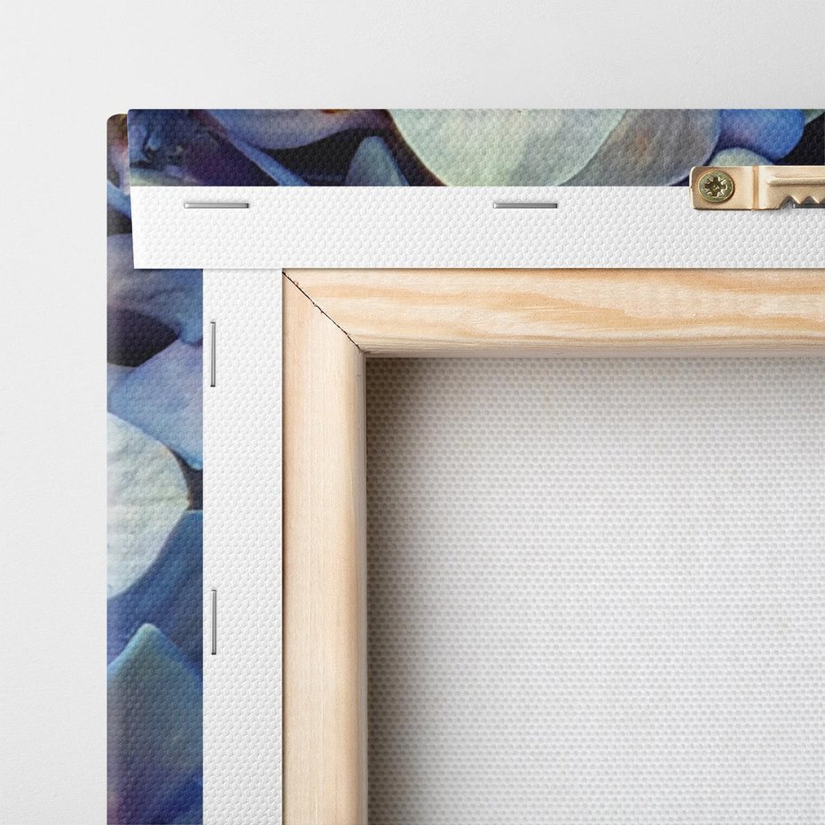 Obraz na płótnie 30x30 - Hortensja - delikatność kwiatów - hortensja, kwiaty