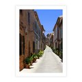 Plakat bez ramy 40x50 - Urok uliczki: perspektywa miasta - uliczka, perspektywa