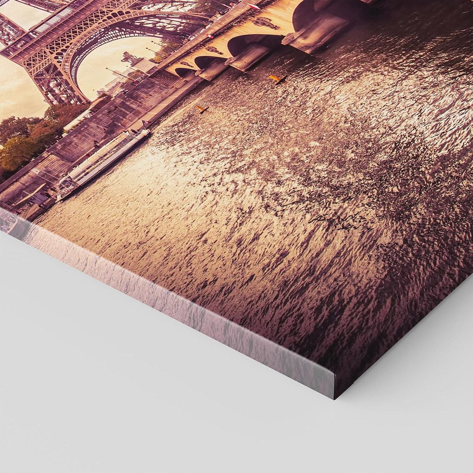 Obraz na płótnie 50x70 - Eiffla: ikona Paryża - Eiffla, Paryż