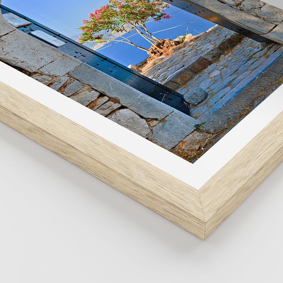 Plakat w ramie 30x40 - Perspektywa nad morzem - perspektywa, morze - rama drewno