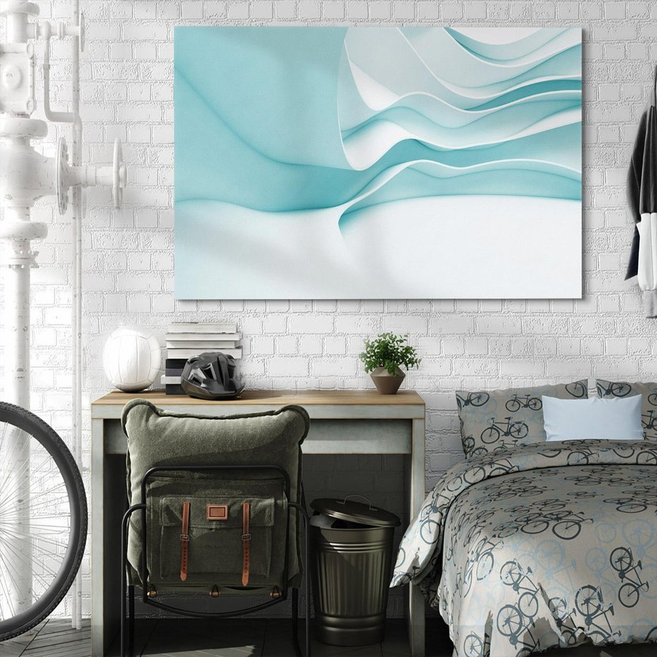 Obraz na płótnie 100x70 - Abstrakcyjne wyrażenie emocji - abstrakcja