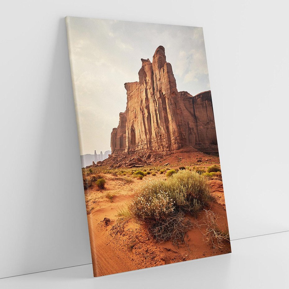 Obraz na płótnie 50x70 - Pejzaż pustynnego kanionu - pustynia, kanion