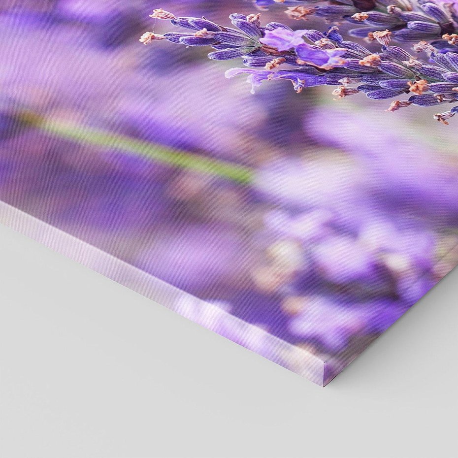 Obraz na płótnie 90x30 - Urok lawendy - lawenda, kwiaty