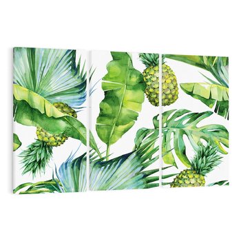 Obraz na płótnie 120x80 - Oaza Natury - liście, tropikalne