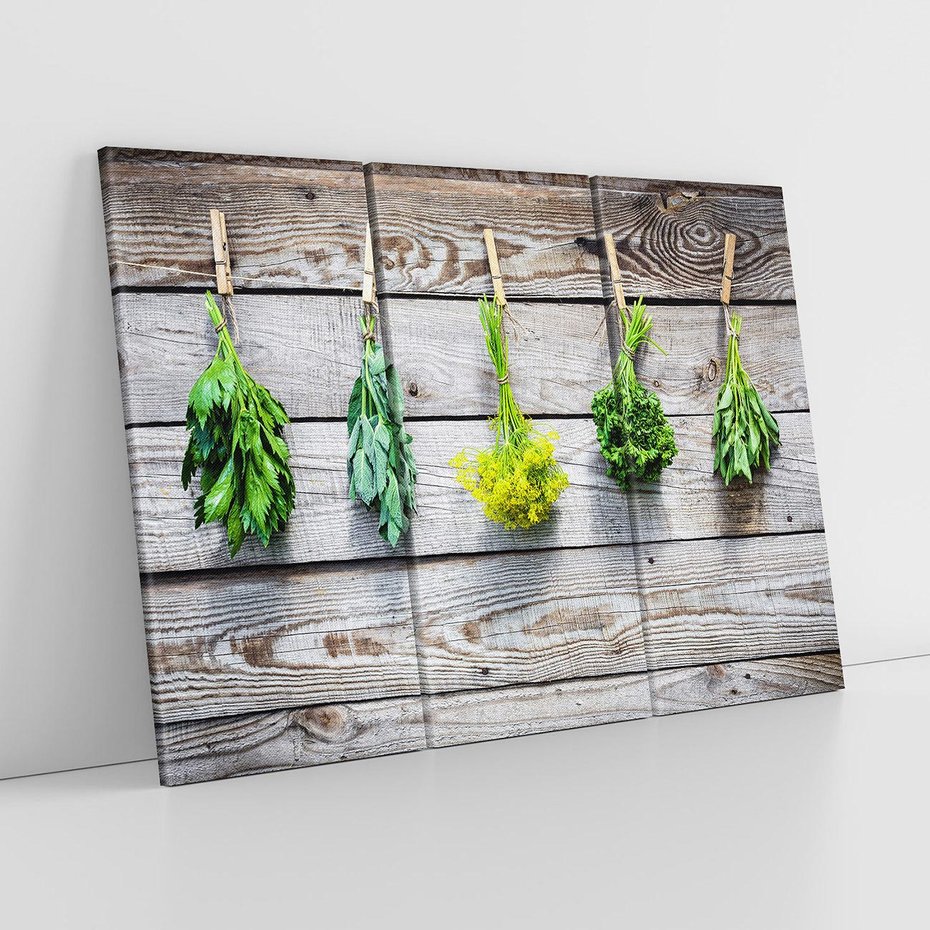 Obraz na płótnie 120x80 - Zielenina: Harmonia natury - zielenina