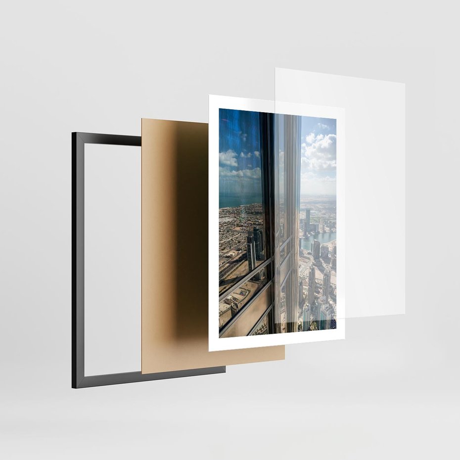 Plakat w ramie 50x70 - Architektura Budynków - budynki, architektura - rama czarna