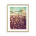 Plakat w ramie 40x50 - Nowy Jork w oczach - Nowy Jork - rama drewno