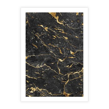 Plakat bez ramy 30x40 - Egzotyczny Blask - marmur, złoto