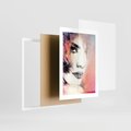Plakat w ramie 30x40 - Kobieta w sztuce - portret, kobieta - rama biała